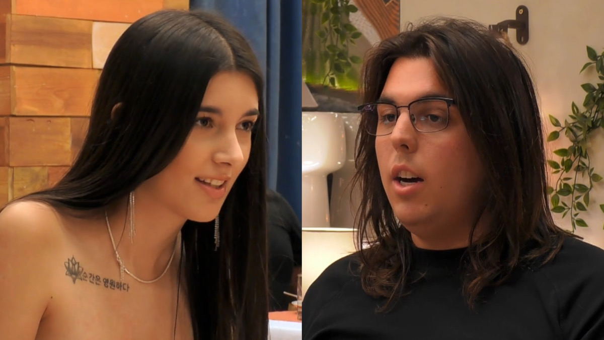 Sara y Martí en 'First Dates'