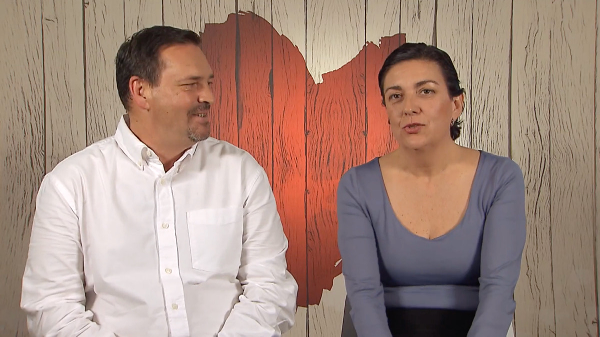 Josefina y Óscar en 'First Dates'