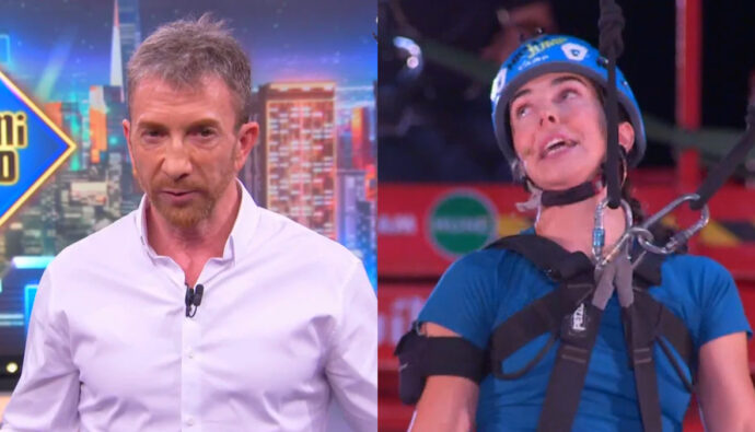 Pablo Motos y Marta Jiménez, colaboradora de 'El Hormiguero'