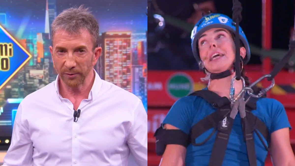 Pablo Motos y Marta Jiménez, colaboradora de 'El Hormiguero'