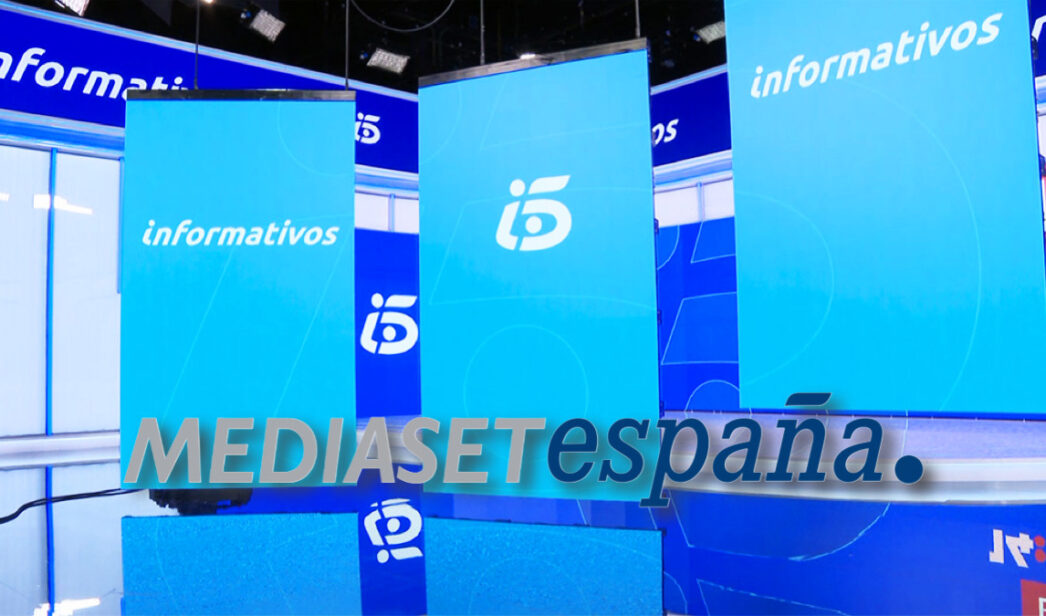 El plató de 'Informativos Telecinco'