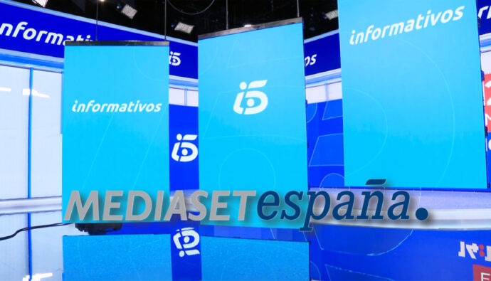 El plató de 'Informativos Telecinco'