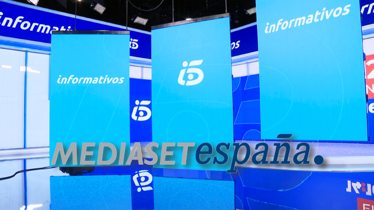El plató de 'Informativos Telecinco'