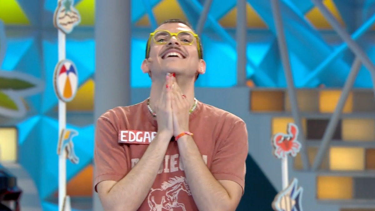 Edgar en 'La ruleta de la suerte'