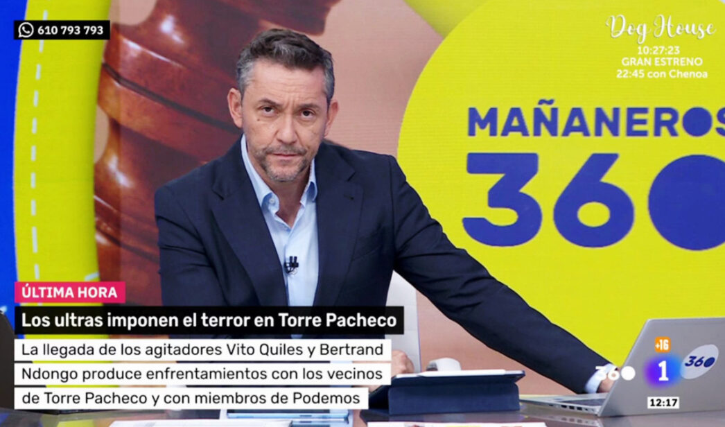 Javier Ruiz en 'Mañaneros 360' este martes