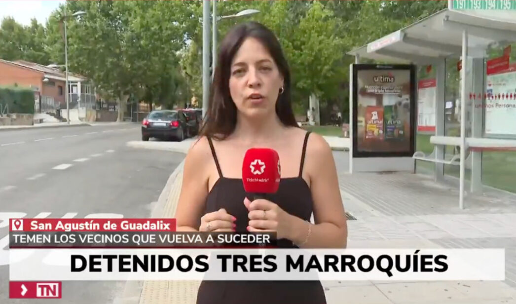 Reportera de 'Telenoticias 2' en Telemadrid