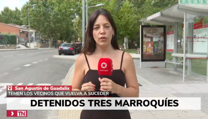 Reportera de 'Telenoticias 2' en Telemadrid