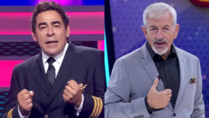 Pablo Chiapella (TVE) y Carlos Sobera (Telecinco)