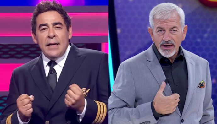 Pablo Chiapella (TVE) y Carlos Sobera (Telecinco)