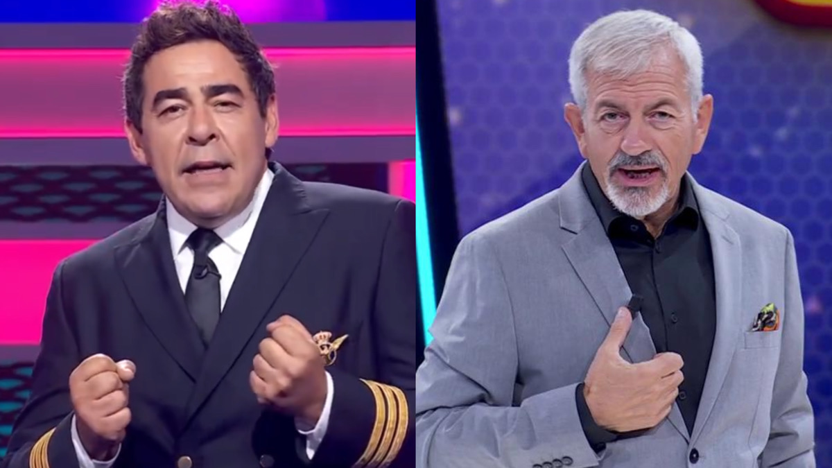 Pablo Chiapella (TVE) y Carlos Sobera (Telecinco)