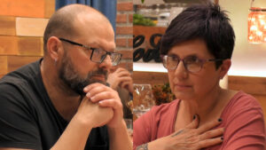 Javier y Conchi en 'First Dates'