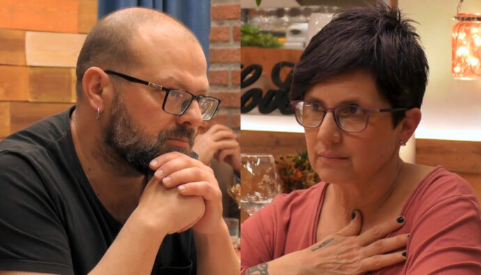 Javier y Conchi en 'First Dates'