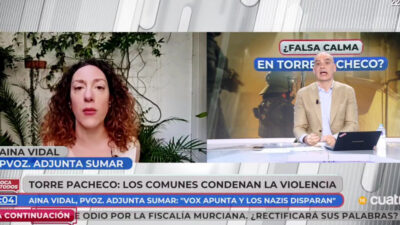 Aina Vidal se enciende con Nacho Abad en 'En boca de todos'