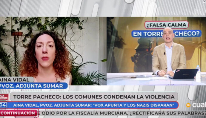 Aina Vidal se enciende con Nacho Abad en 'En boca de todos'