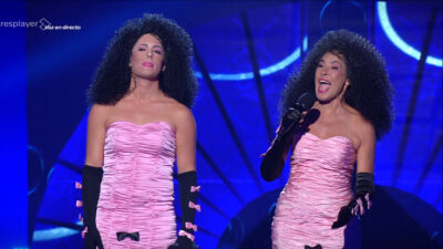 Mikel Herzog Jr y Nina en 'Tu cara me suena 12'