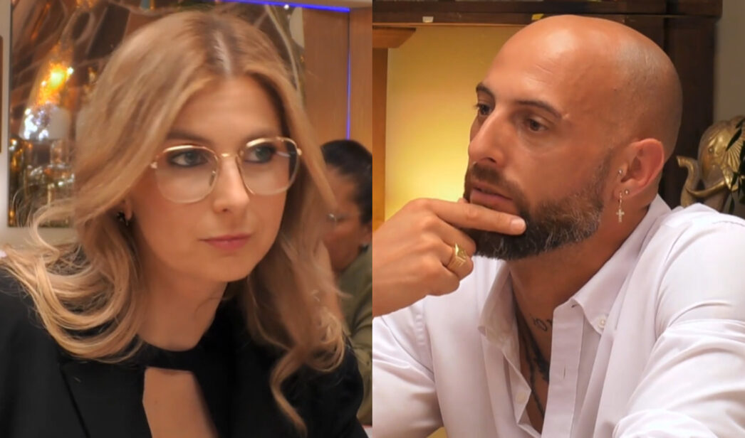 María y Adrián en 'First Dates'