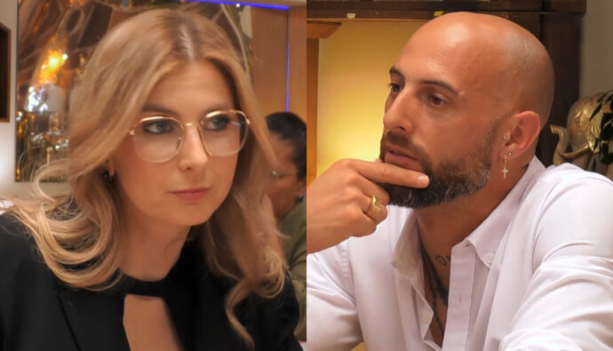 María y Adrián en 'First Dates'