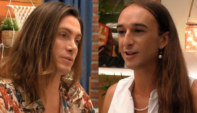 Jon y Ernest en 'First Dates'