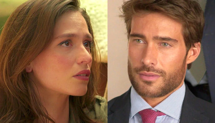 Amanda y César en 'La Encrucijada'