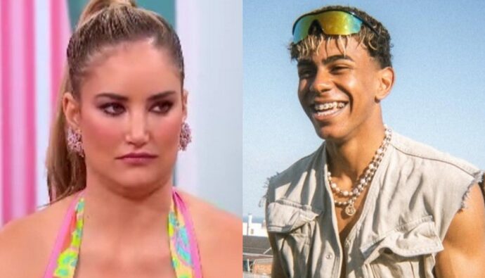 Alba Carrillo y Lamine Yamal.