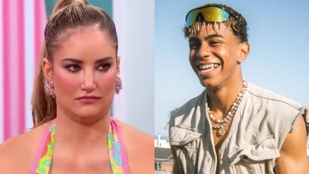Alba Carrillo y Lamine Yamal.