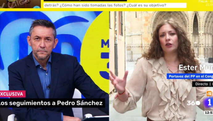 Javier Ruiz en su entrevista con Ester Muñoz en 'Mañaneros 360'