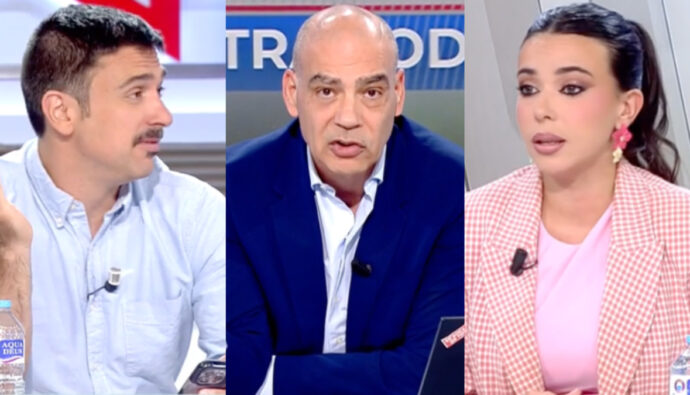 Ramón Espinar, Nacho Abad y Sarah Santaolalla
