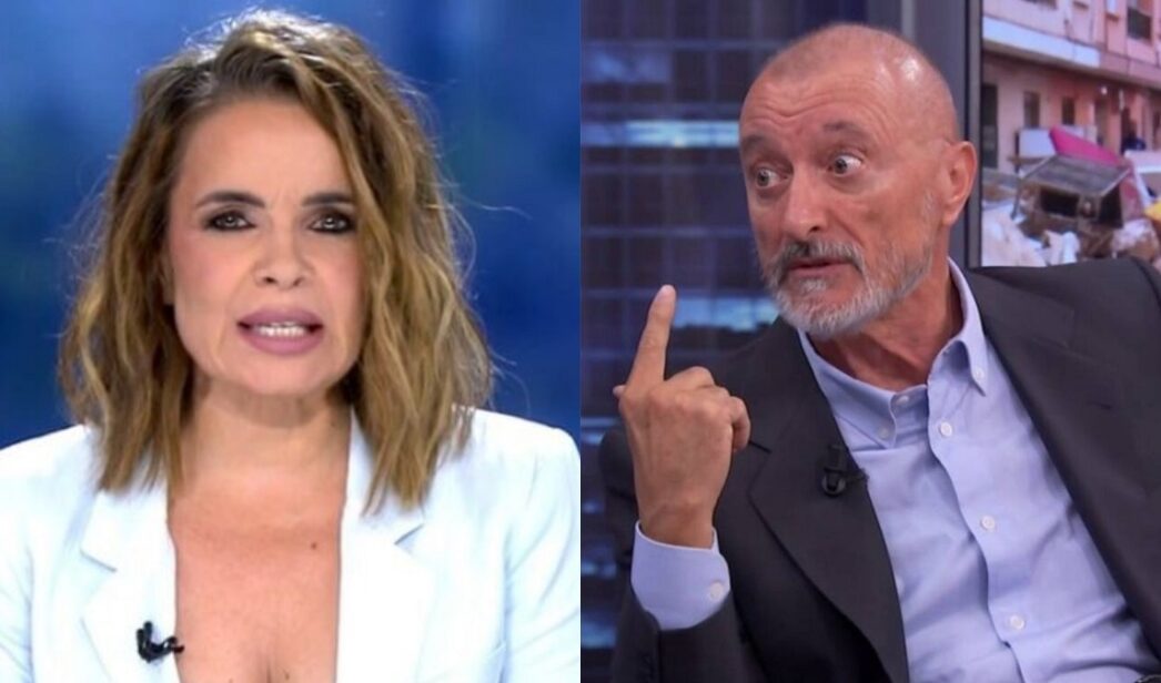Carme Chaparro y Arturo Pérez-Reverte.