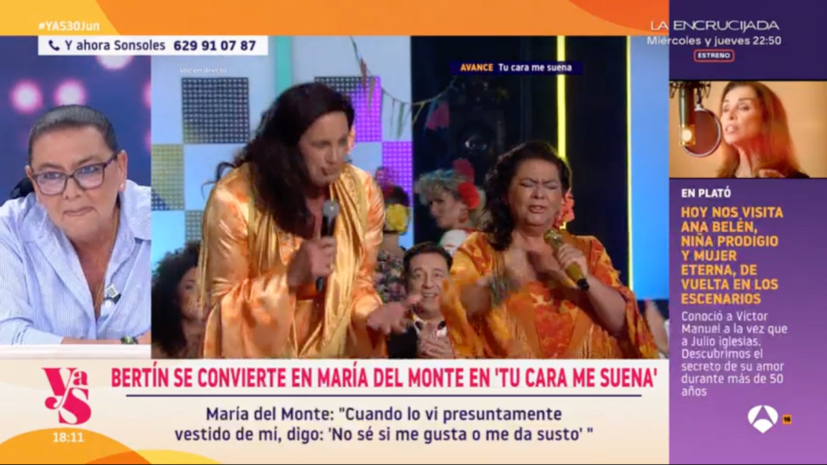 María del Monte y Bertín Osborne