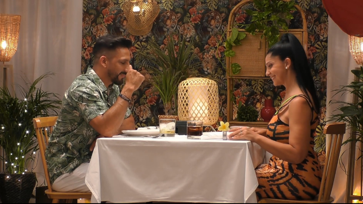 José y Karen en 'First Dates'