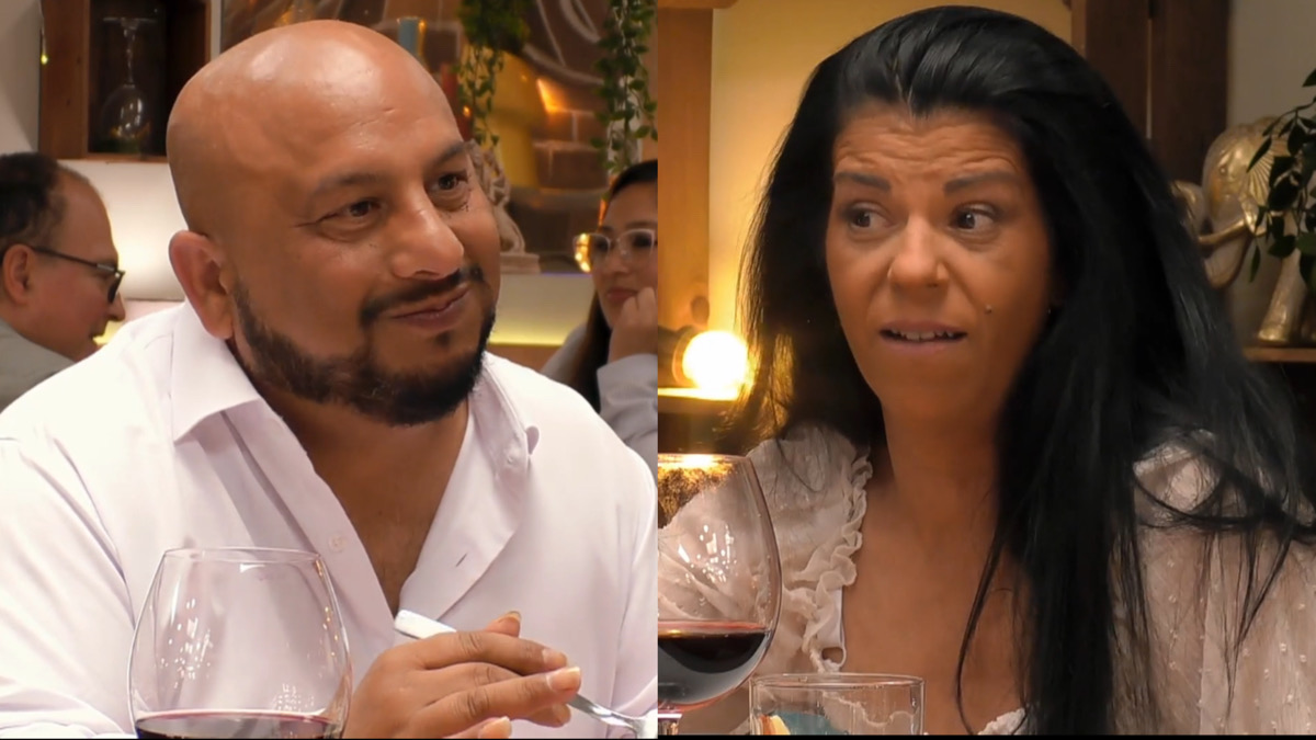 Manuel y Gloria en 'First Dates'