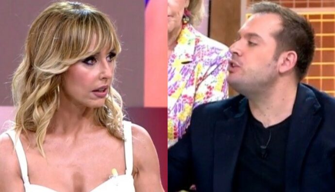 Emma García y Saúl Ortiz en 'Fiesta'.