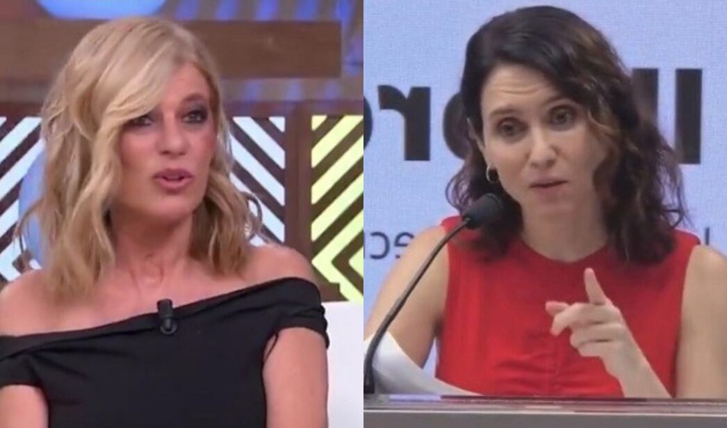 Esther Palomera e Isabel Díaz Ayuso.