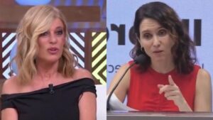 Esther Palomera e Isabel Díaz Ayuso.