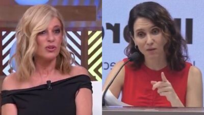 Esther Palomera e Isabel Díaz Ayuso.