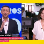 Javier Ruiz da la bienvenida a Pepa Bueno en TVE