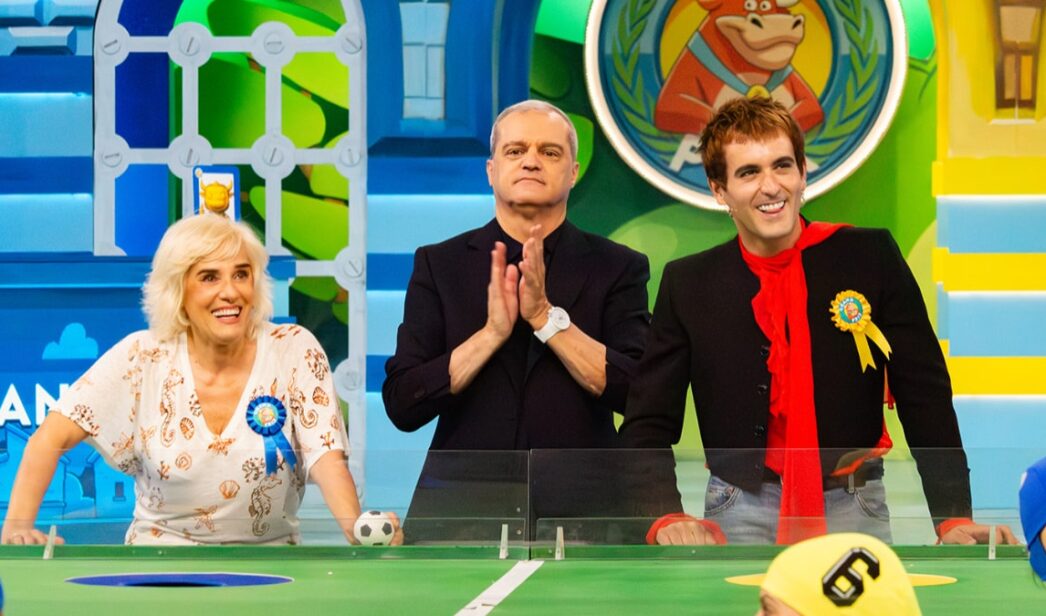 Anabel Alonso, Ramón García y Palomo Spain en 'El Grand Prix'.