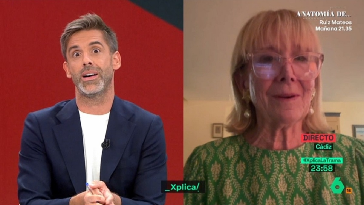 José Yélamo y Esperanza Aguirre en 'LaSexta Xplica'.