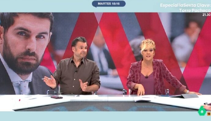 Iñaki López y Cristina Pardo en 'Más Vale Tarde'.