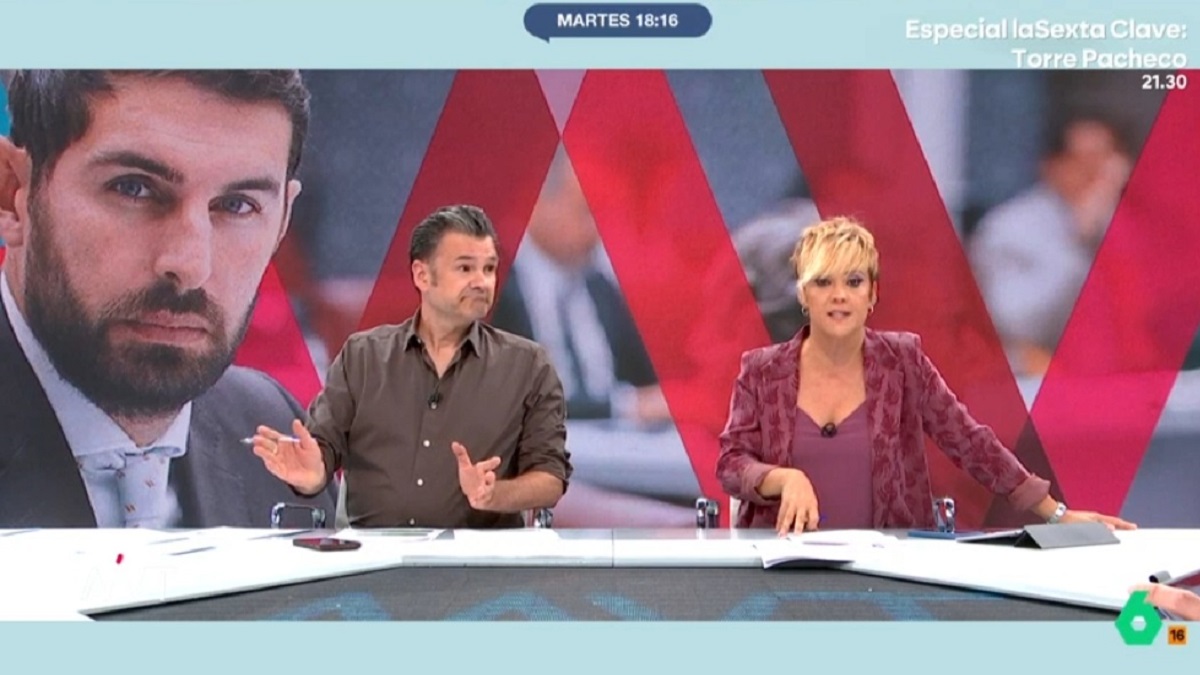 Iñaki López y Cristina Pardo en 'Más Vale Tarde'.