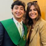 Nuria Roca y su hijo Juan.