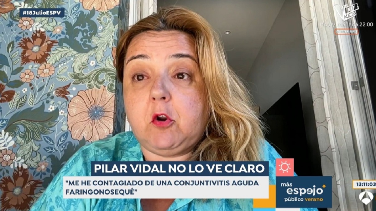 Pilar Vidal en 'Espejo Público'.