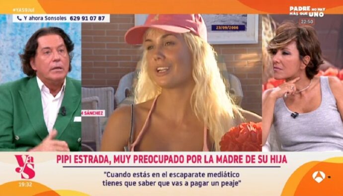 Pipi Estrada con Sonsoles Ónega.