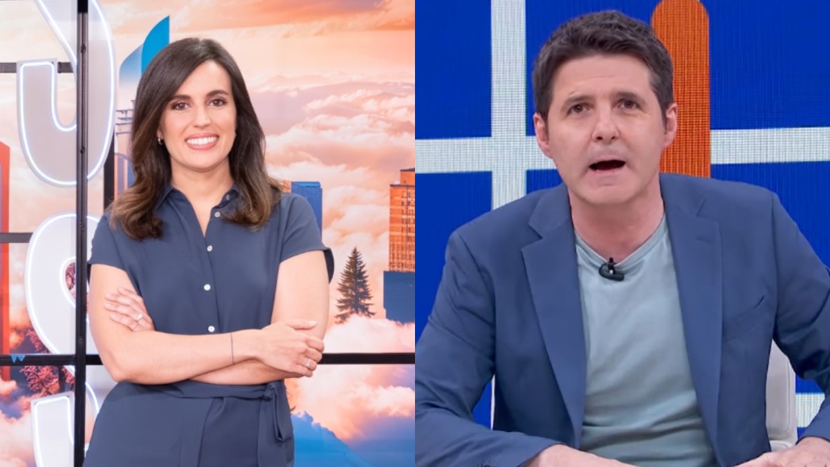 Aida Bao y Jesús Cintora en 'Malas lenguas'.