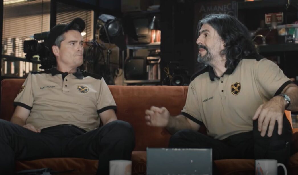 Álex Clavero y JJ Vaquero en 'La garita'.