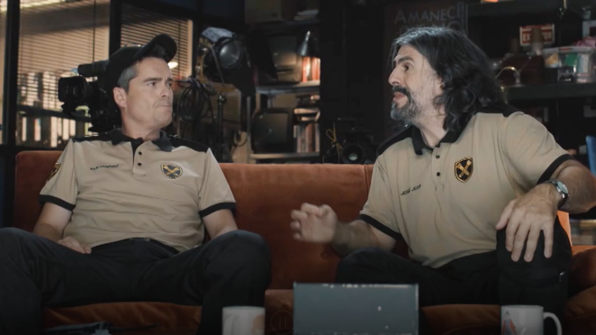 Álex Clavero y JJ Vaquero en 'La garita'.