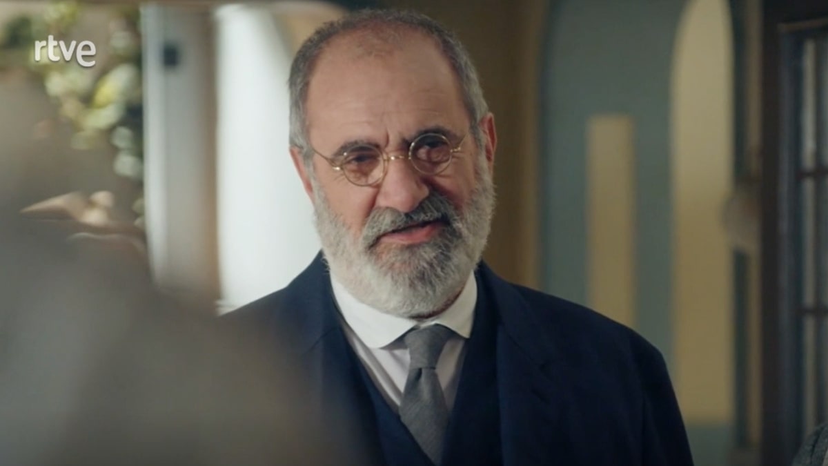 Joaquín Climent en su despedida de 'La Promesa'.