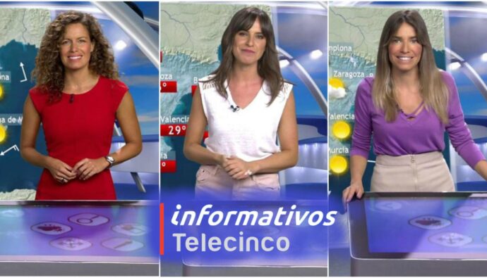 Una presentadora de 'El Tiempo salta a 'Informativos Telecinco'.