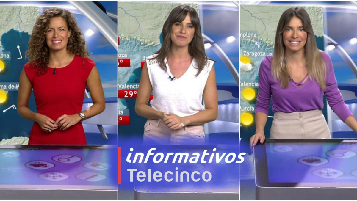 Una presentadora de 'El Tiempo salta a 'Informativos Telecinco'.