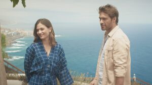 Amanda y César en 'La Encrucijada'.